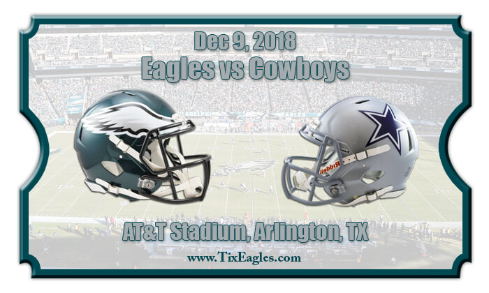 Philadelphia Eagles vs Dallas Cowboys Football Tickets  Dec 9, 2018